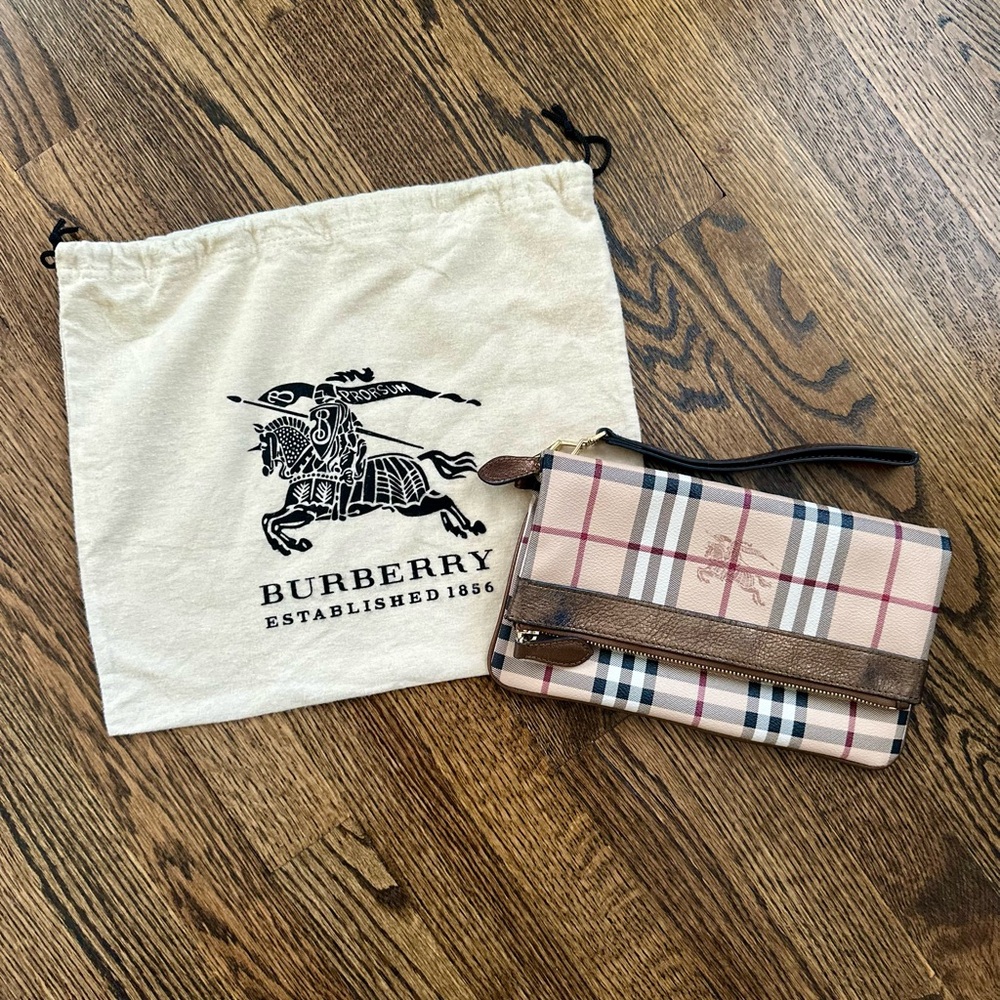 Burberry Adleine foldover clutch